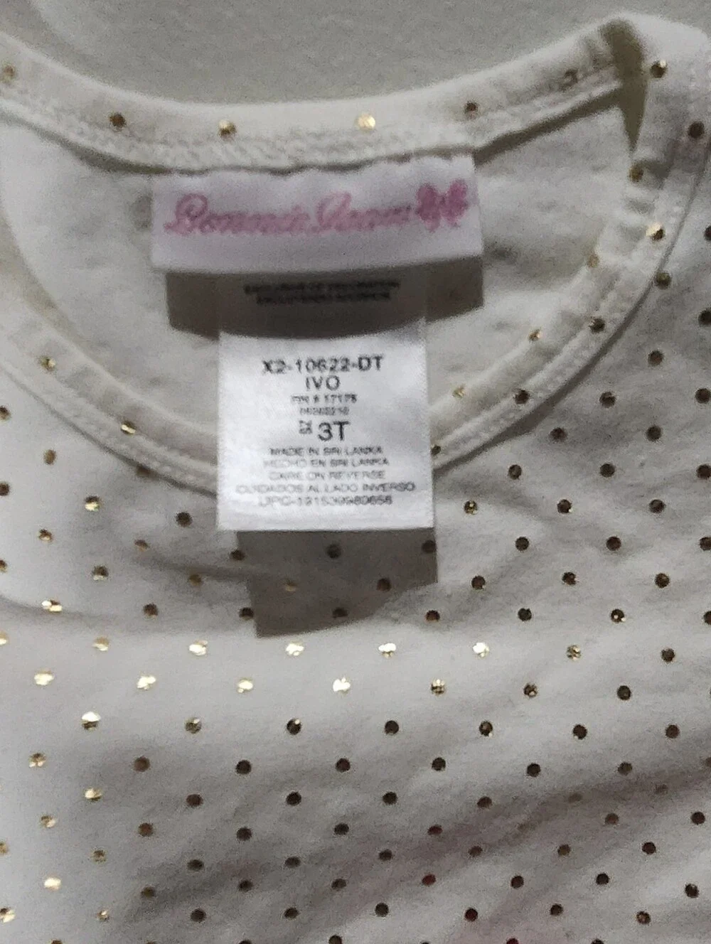 Bonnie Jean Toddler Christmas Dress Size 3T